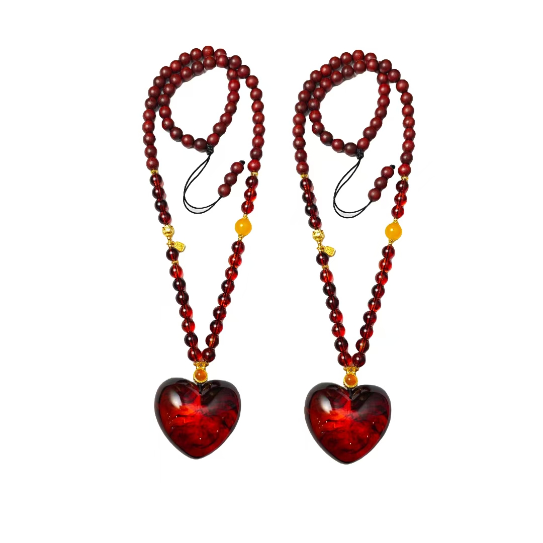 琥珀吊坠A28-332赠链礼盒(多样性发其一)