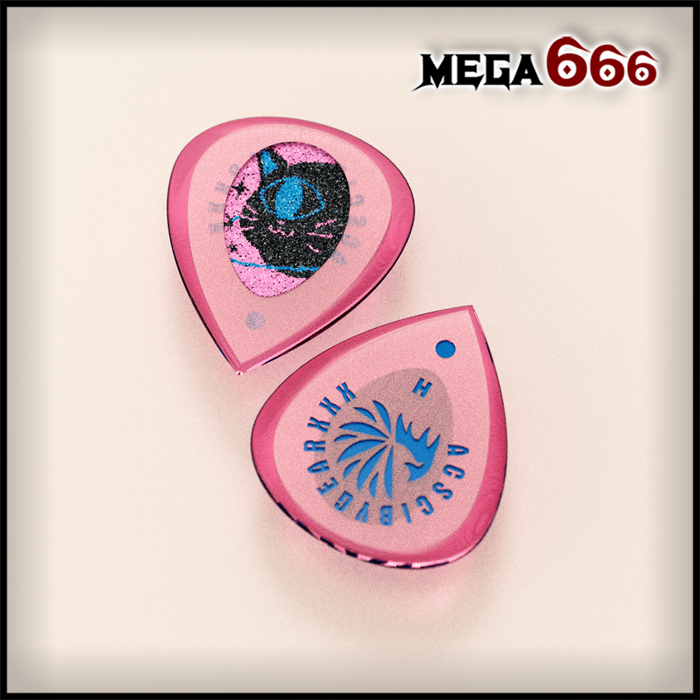 【mega666】GEARXXX 倪旖晨 宇宙小猫艺术家联名款限定手工吉他拨片