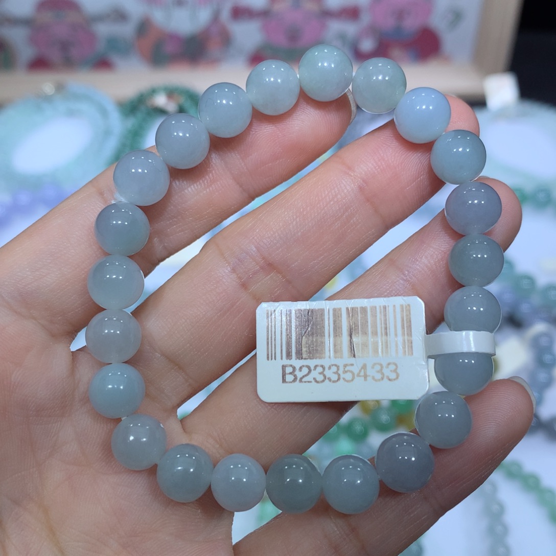 翡翠未镶嵌手链天然