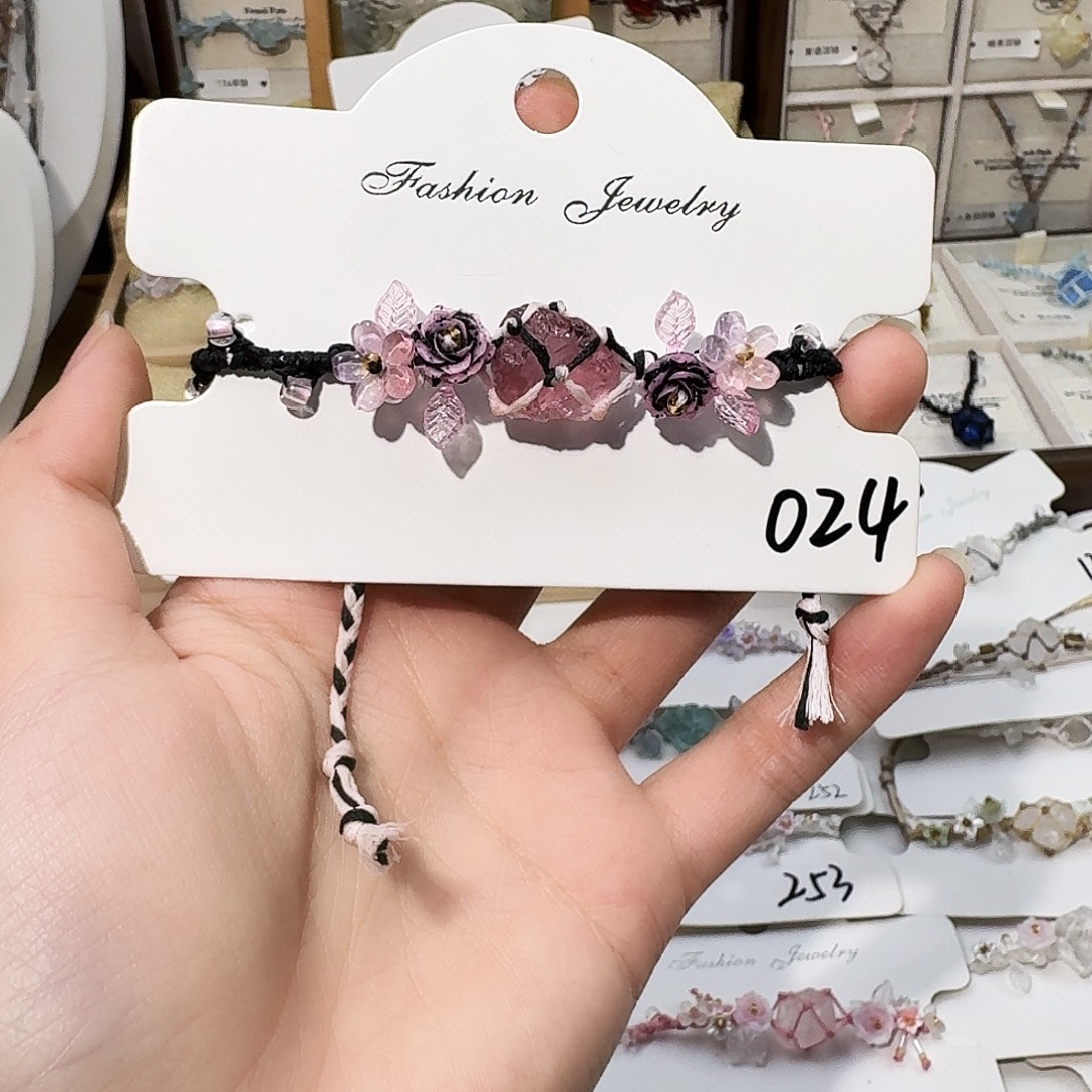 石英石纯铜手绳024