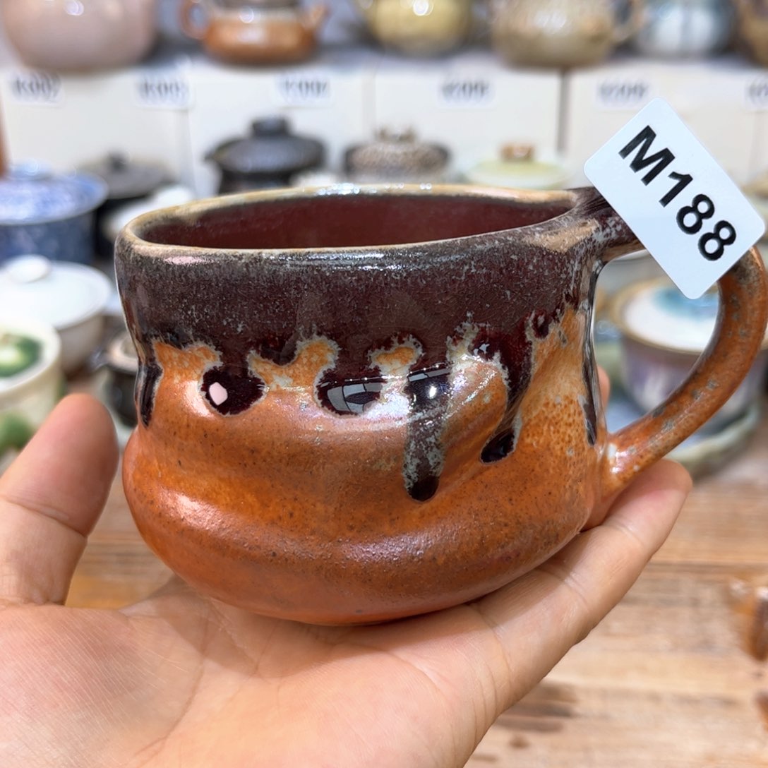 茶杯朱泥陶瓷艺术