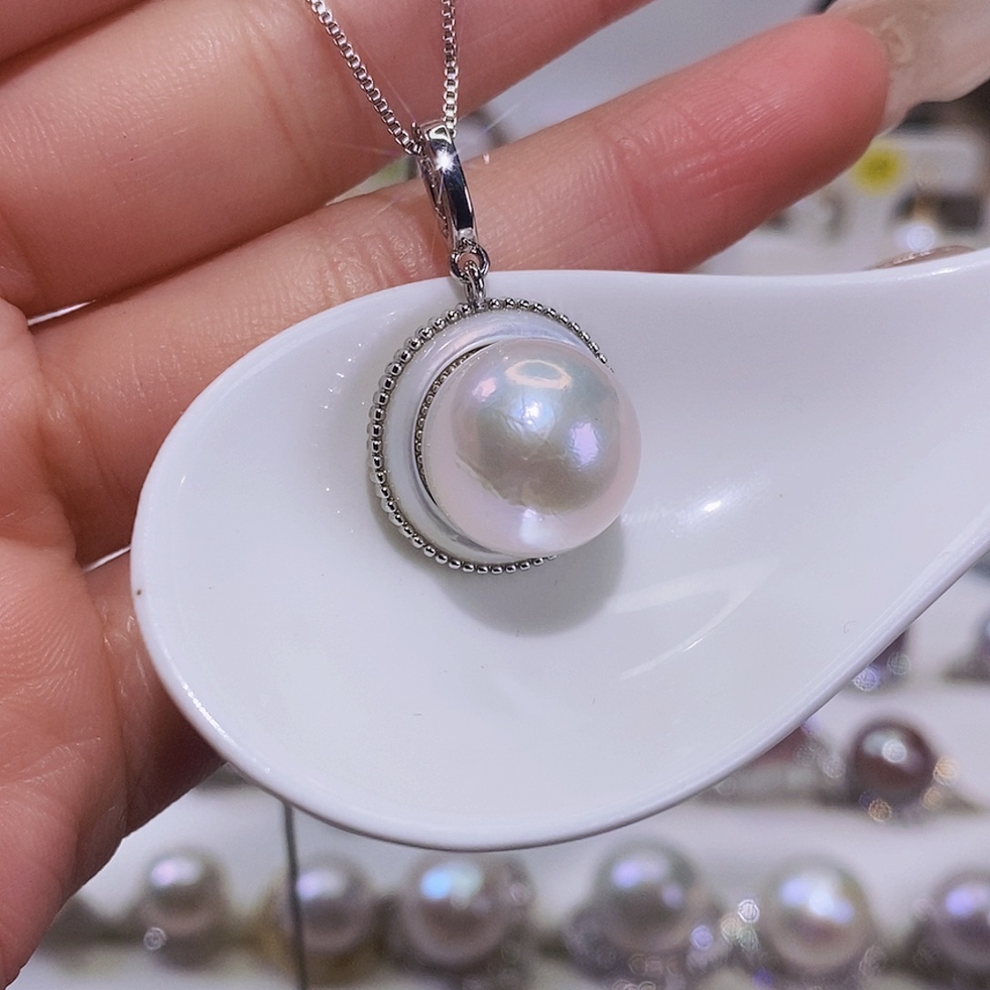 淡水珍珠颈饰合金