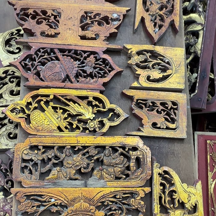 巴***1香榧木老木雕花板老木雕花板