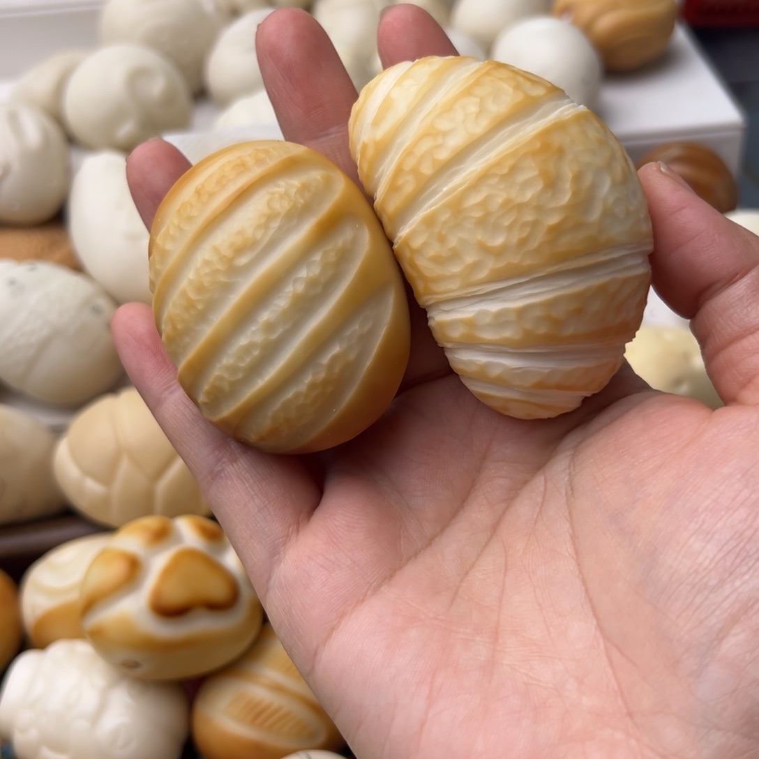 ****子菩提根/象牙果把件定制巨大牛角包面包补费用不退换