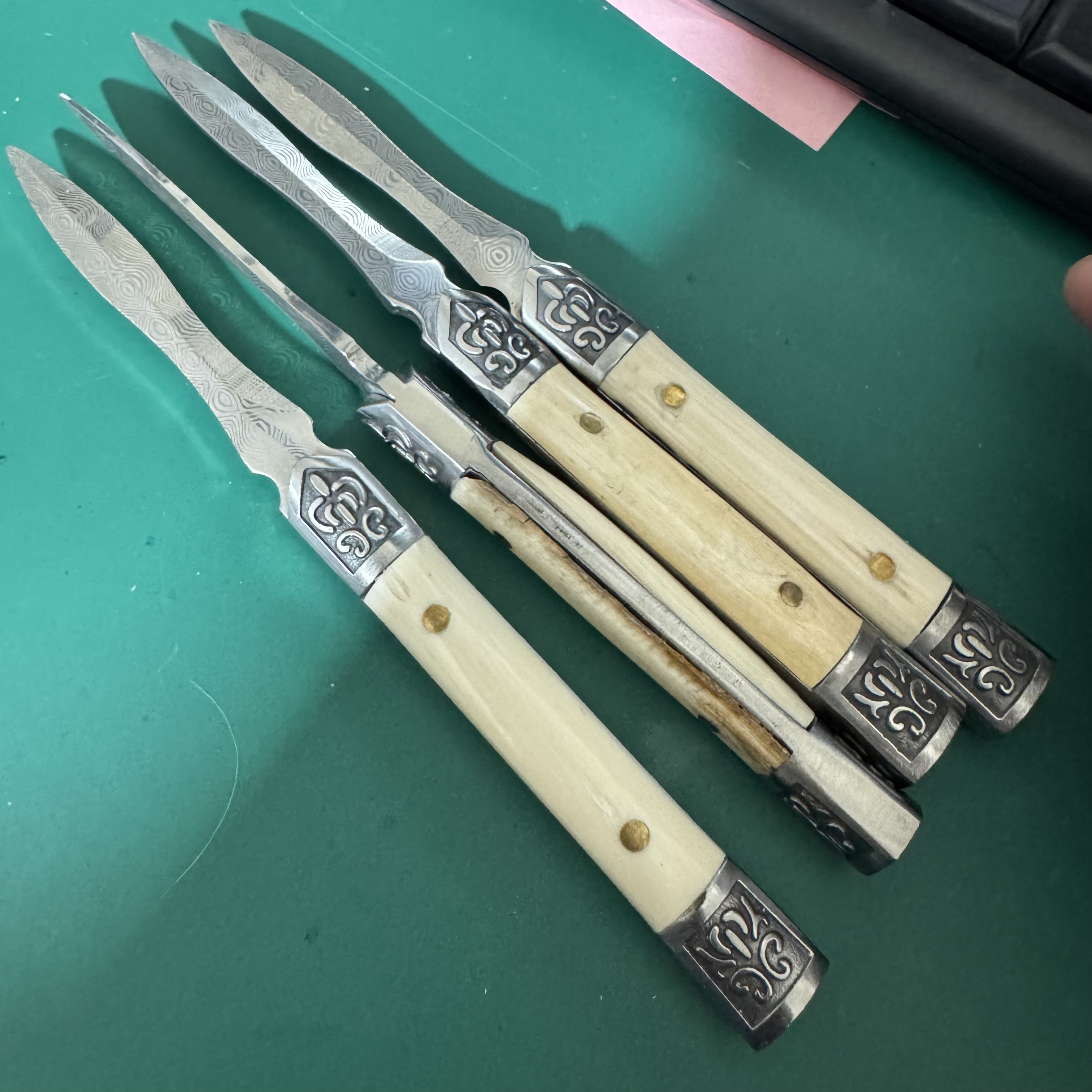 A010天然猛犸牙撬茶工具【瑕疵】