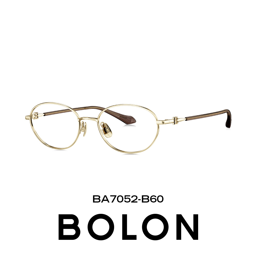 BOLON暴龙近视眼镜框25新品椭圆钛百搭素颜镜框男全框女BA7052