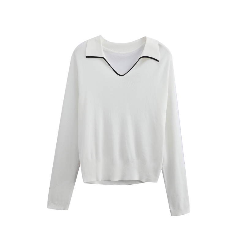 39996常设计感气质宽松套头款打底衫毛针织衫长袖2345