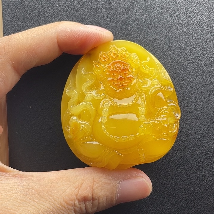琥珀颈饰未镶嵌天然琥珀蜜蜡