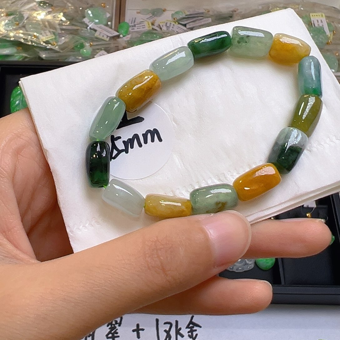 未镶嵌手链翡翠翡翠