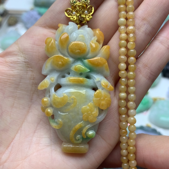 颈饰未镶嵌翡翠翡翠