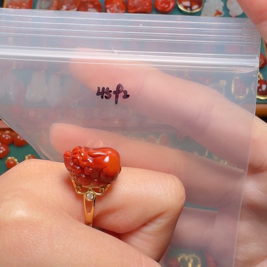 南红玛瑙南红银S925镶嵌