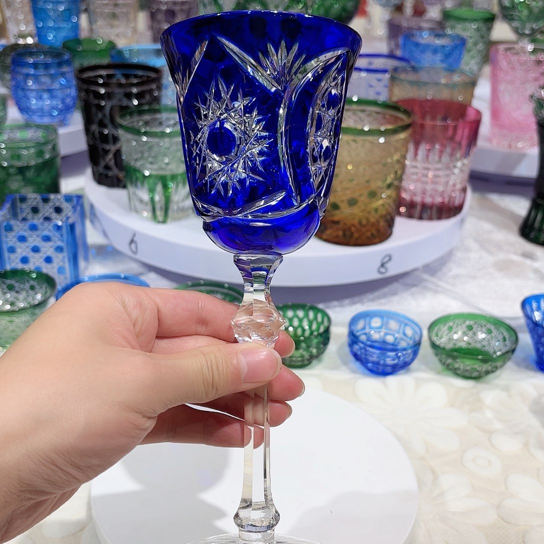 水晶杯水晶花瓶果盘通宝工艺品