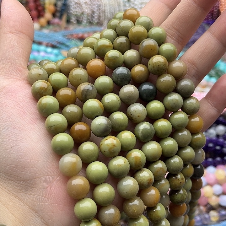 玛瑙/玉髓未镶嵌珠宝半成品2条10mm左右牛油阿拉善几颗有瑕