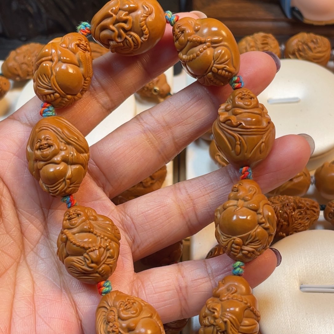 手串/手链橄榄核布袋弥勒橄榄核手串