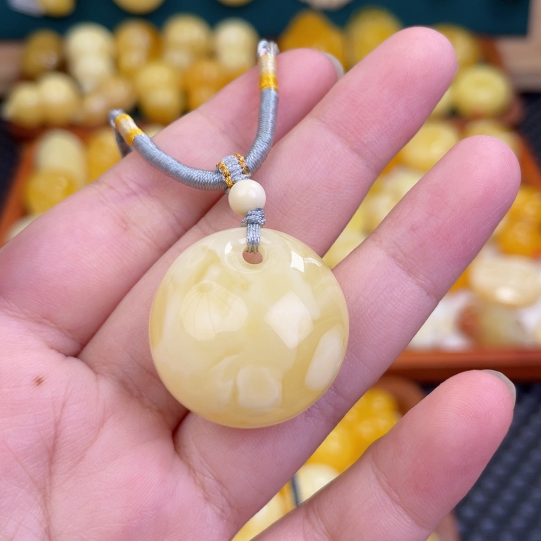 蜜蜡项链未镶嵌蜜蜡