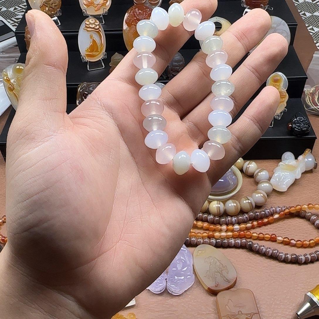 玛瑙/玉髓未镶嵌吊坠(不含链)
