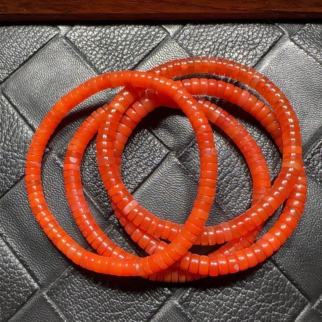 南红玛瑙未镶嵌干掌冰红药片多样性发其一