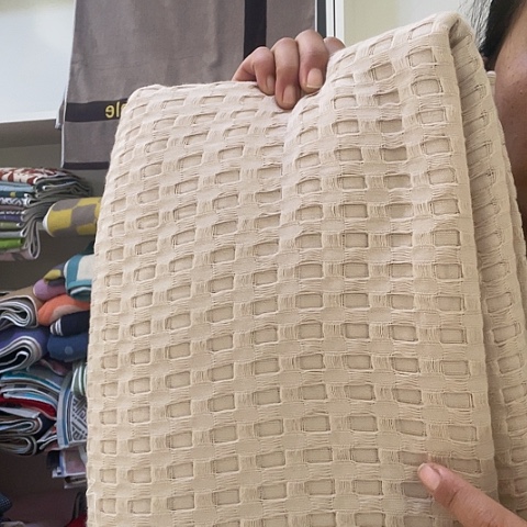 棉微瑕华夫格全棉A类1.4❌2