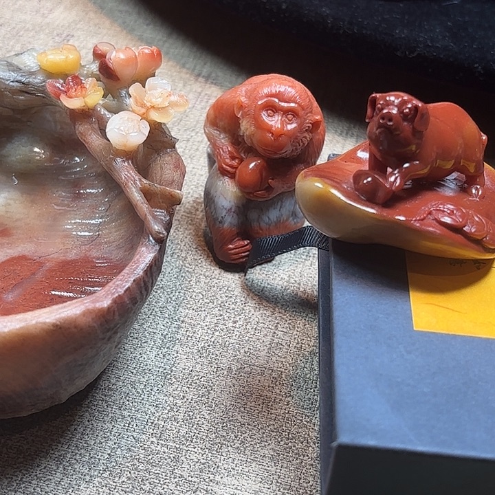 韩***汐印石昌化石寿山石印章7