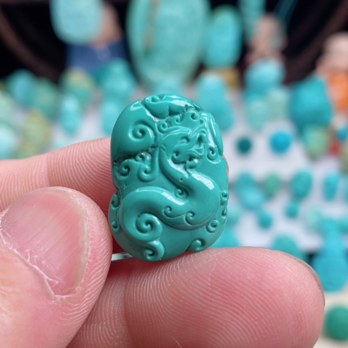 【闪购商品】绿松石吊坠(不含链)未镶嵌