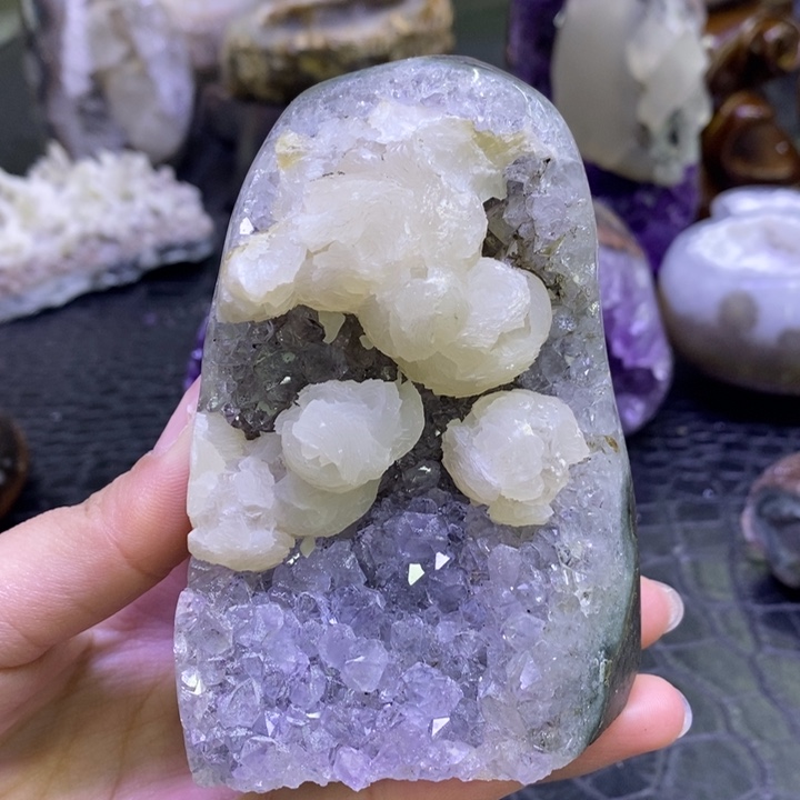 未镶嵌珠宝半成品水晶小方糖奇石摆件