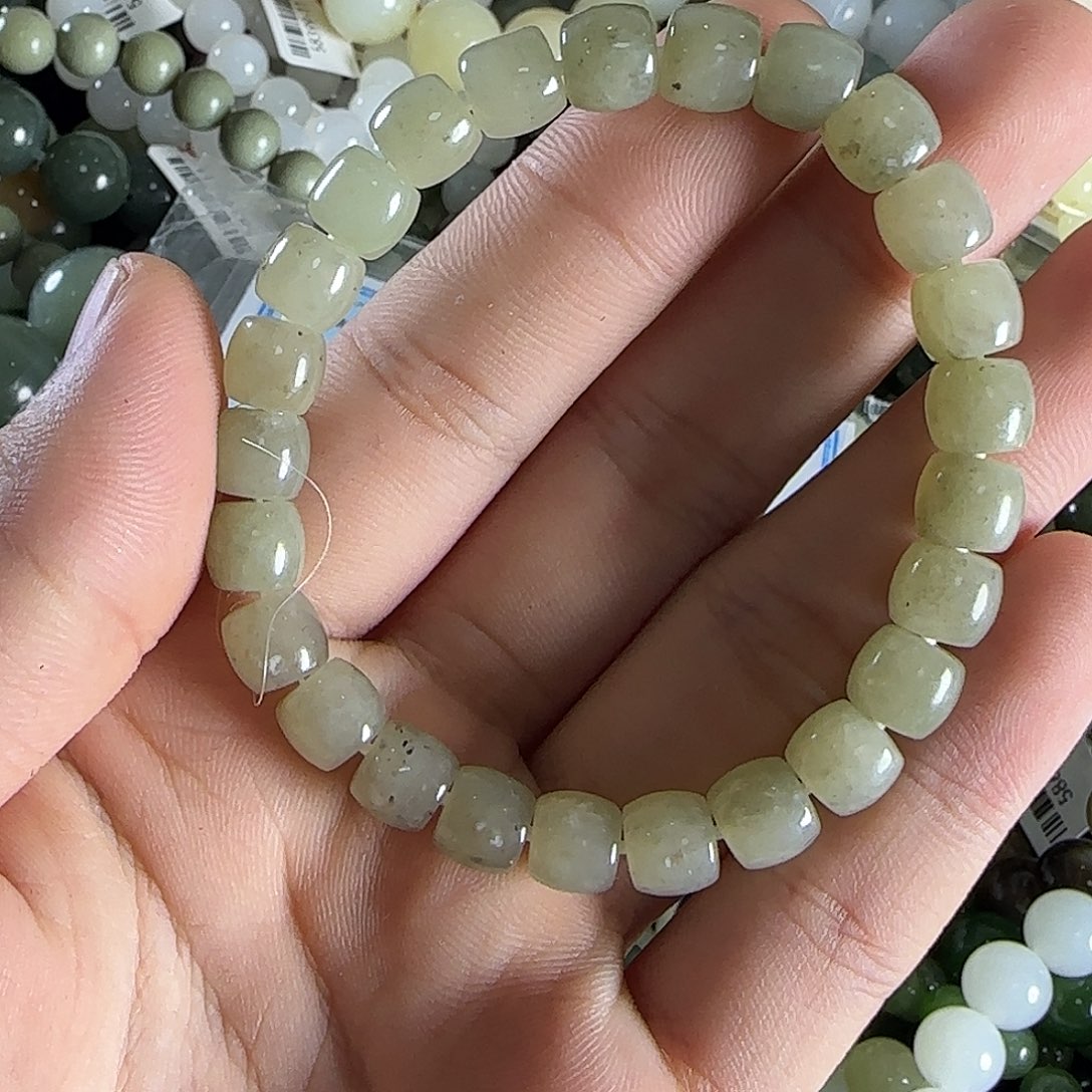 和田玉手链未镶嵌117