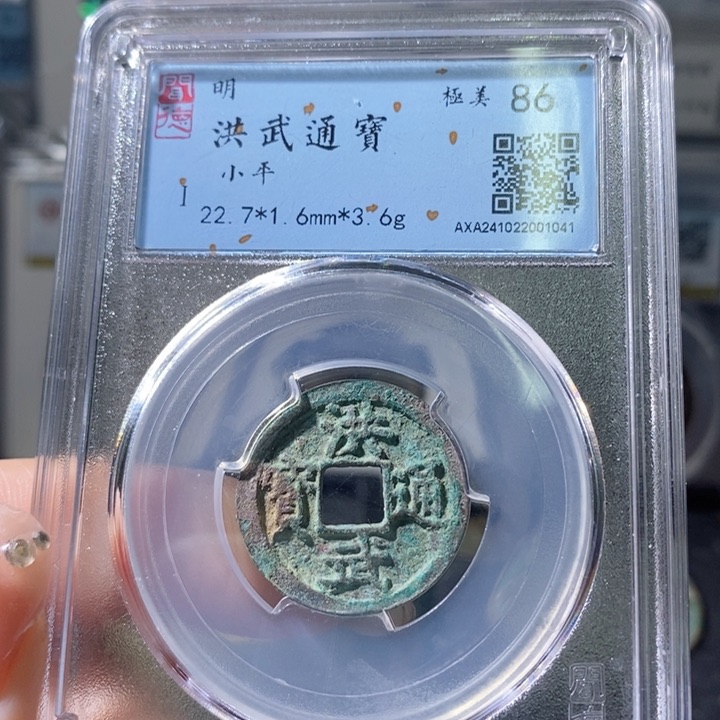 铜5洪武通宝闻德86 1041