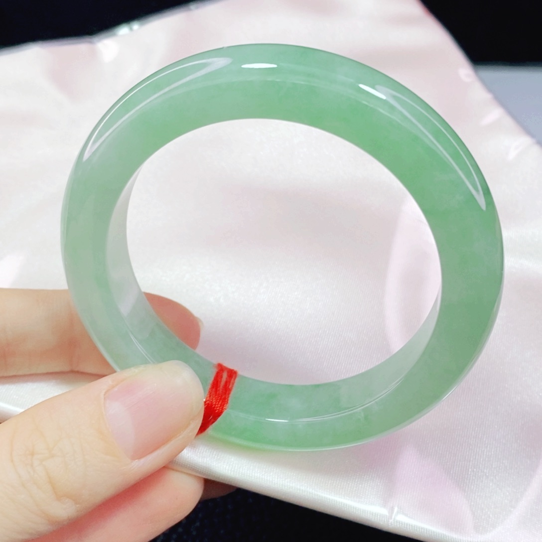 未镶嵌手镯翡翠54.2正圈