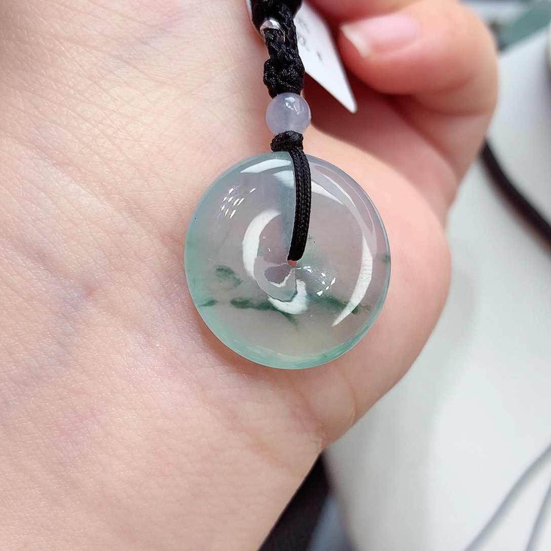 颈饰未镶嵌翡翠翡翠23，20.8/4.3