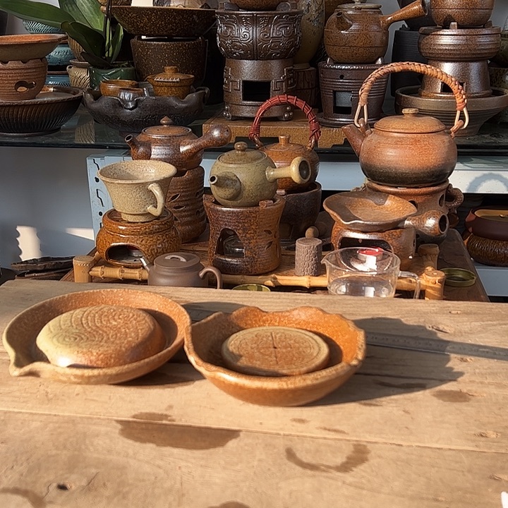 紫砂宜兴紫砂粗陶茶具12