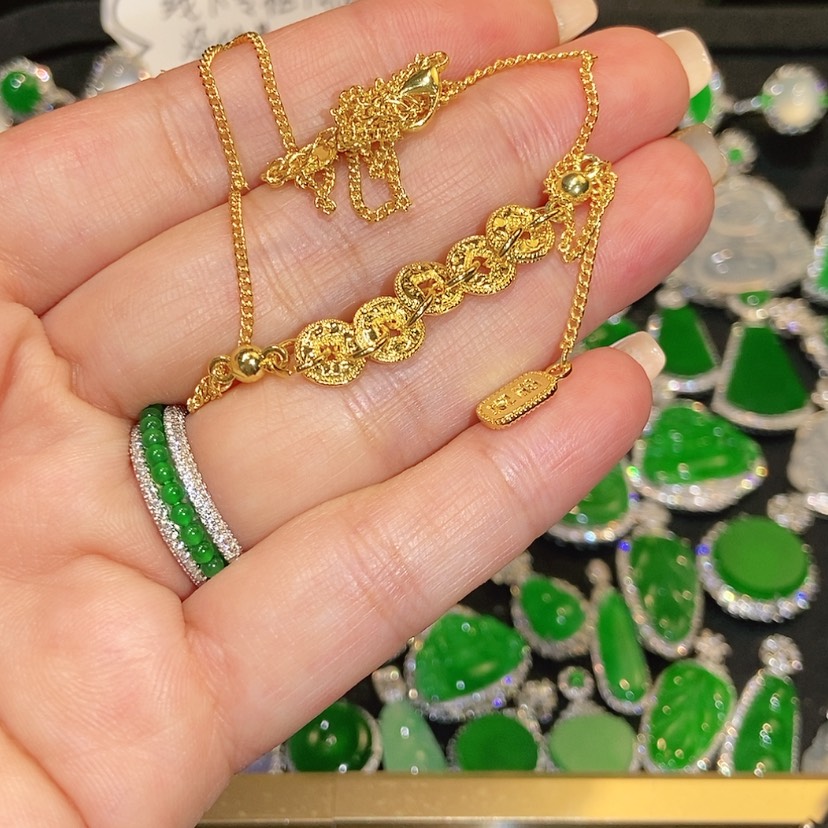 【闪购商品】翡翠未镶嵌颈饰天然翡翠