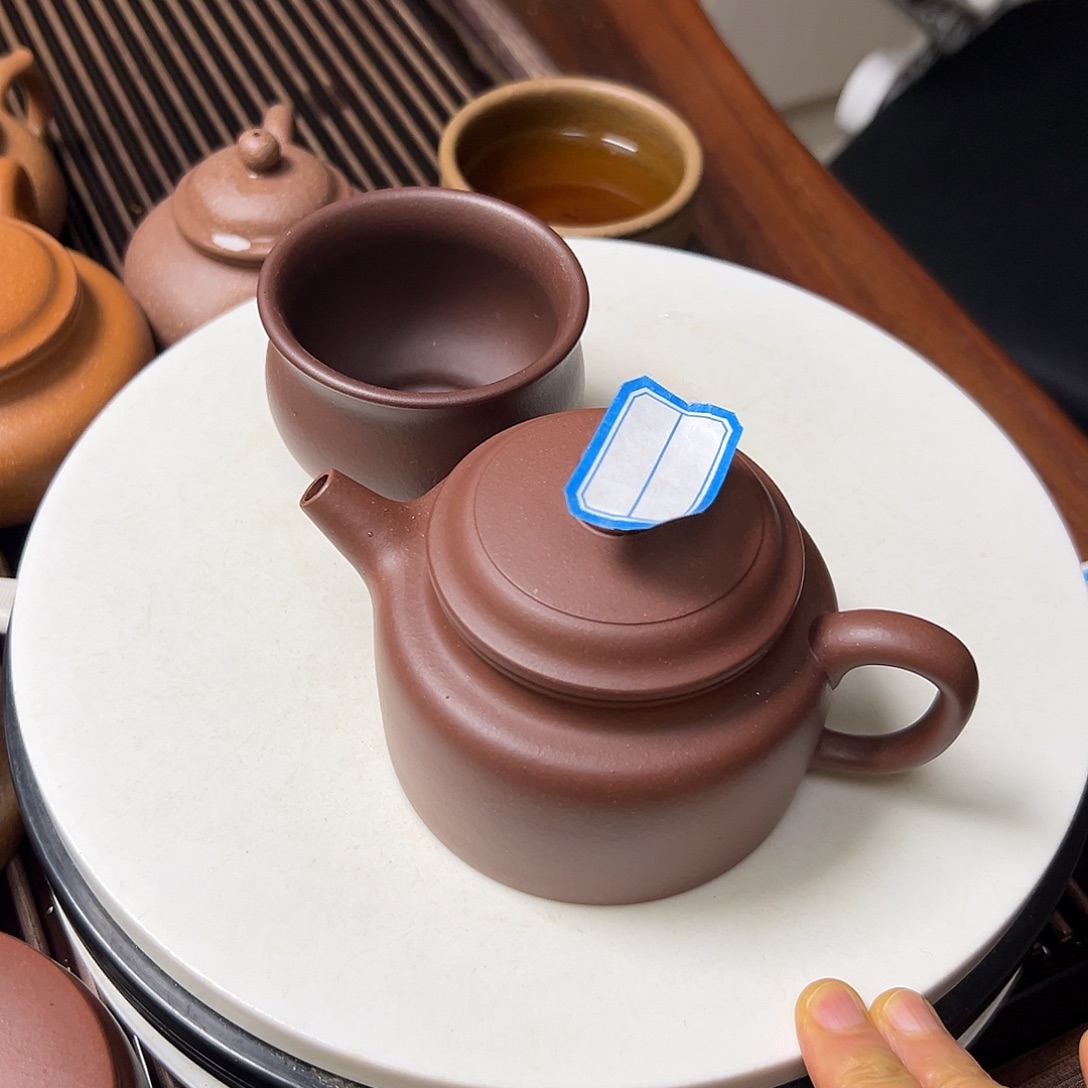 茶壶底槽青紫砂壶等传统
