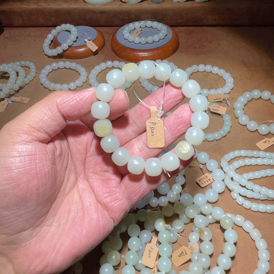 和田玉手串未镶嵌12mm