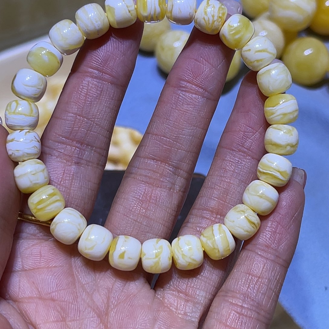 琥珀手链未镶嵌G*g蜜蜡手串