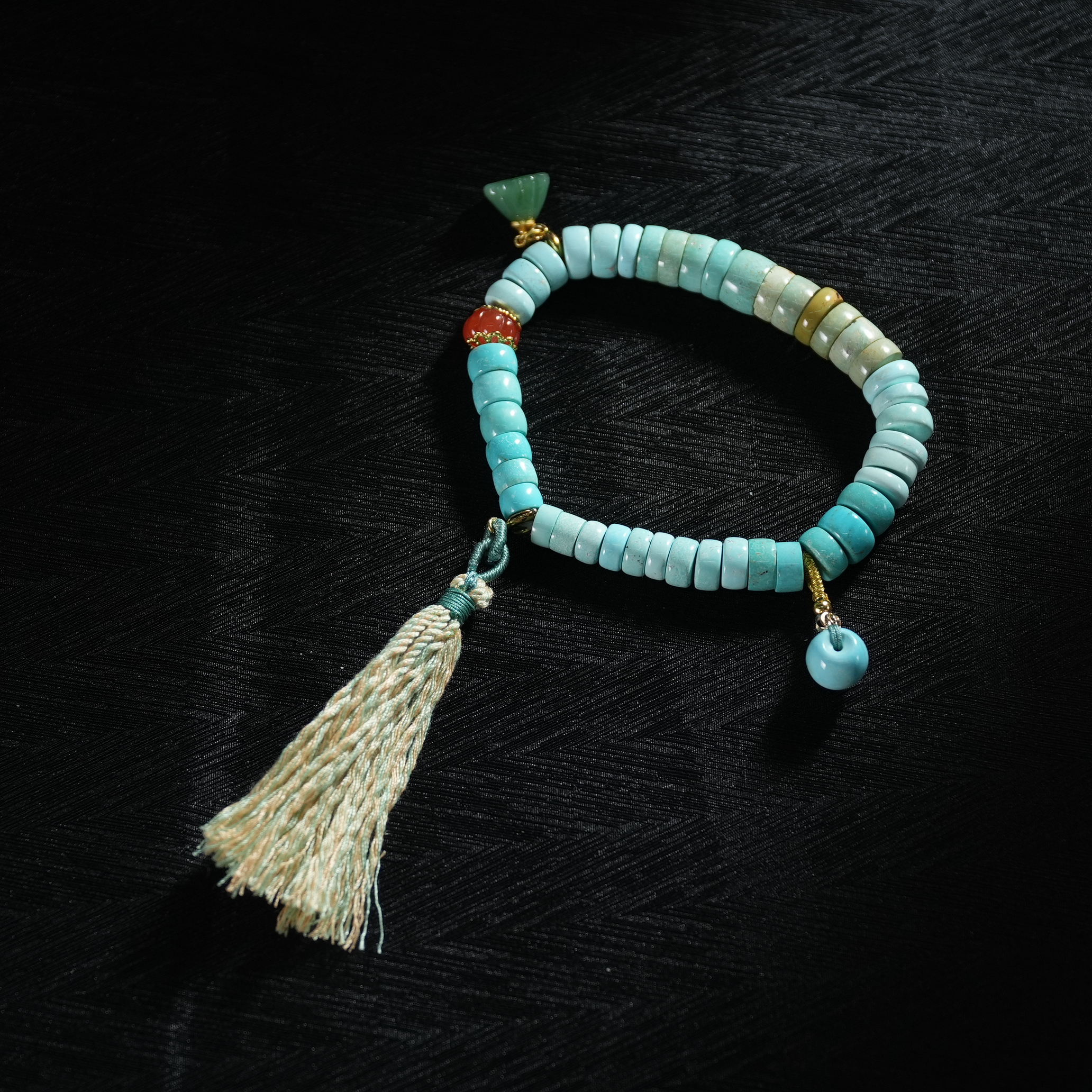 【老掌柜】绿松石手串/AUN052430 