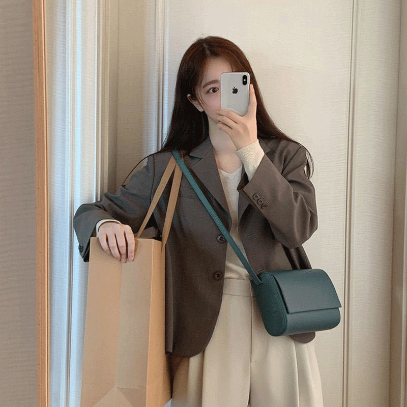 直播用~~春秋季新款小西装外套女潮短款修身气质洋气