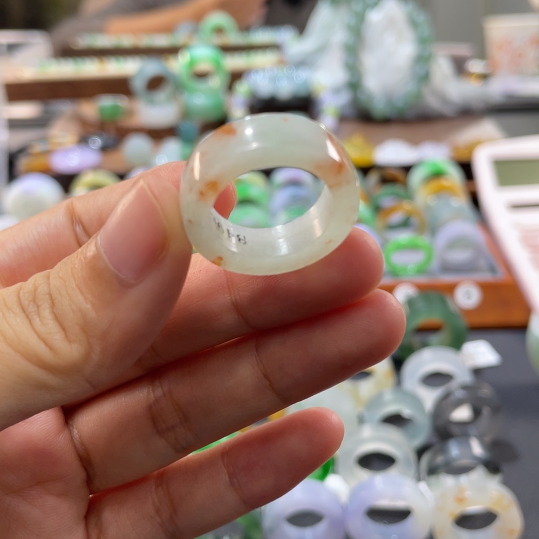 定制翡翠未镶嵌圈口11-14