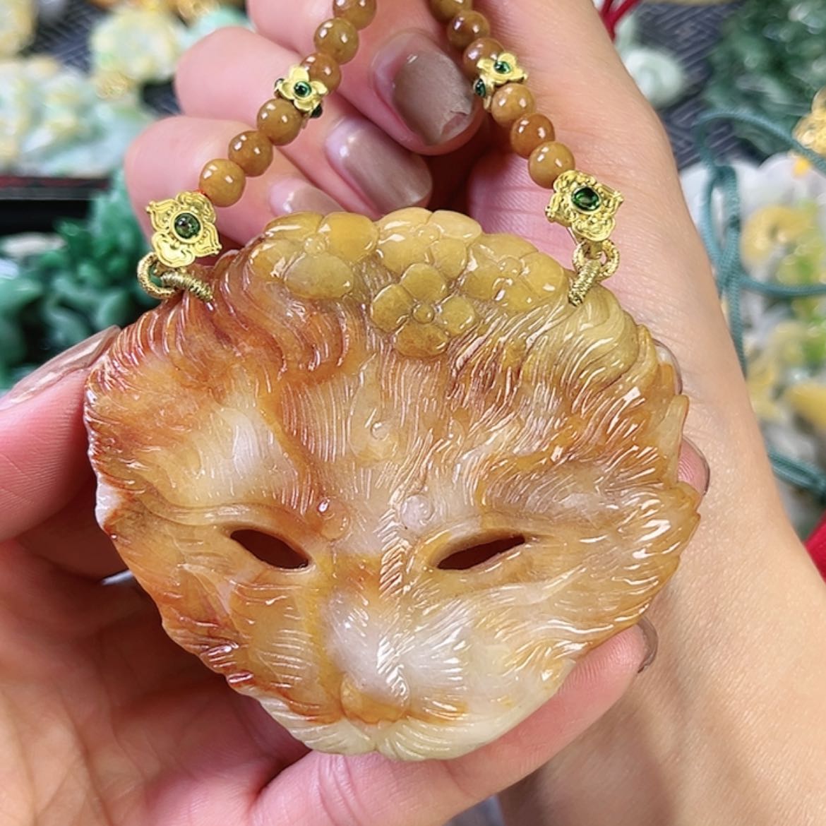 【闪购商品】翡翠颈饰未镶嵌挂件