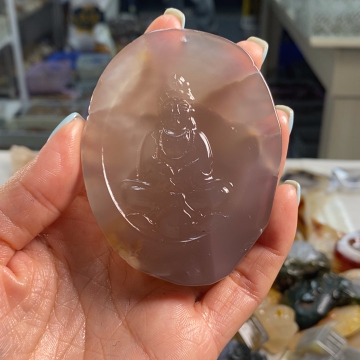 玛瑙/玉髓吊坠(不含链)未镶嵌