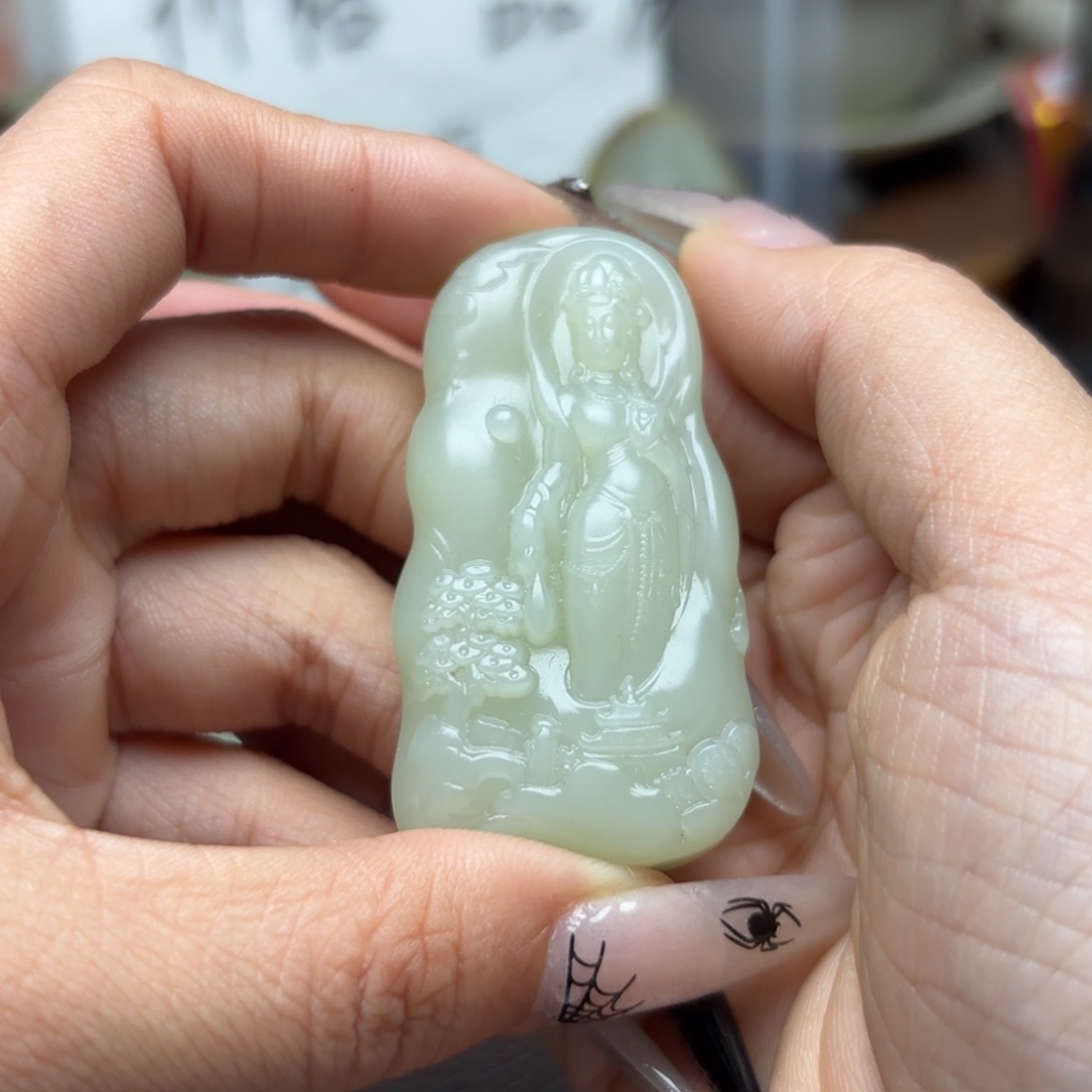 和田玉（糖玉）颈饰未镶嵌