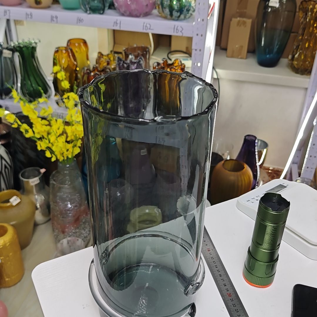 高35口15琉璃造型花瓶