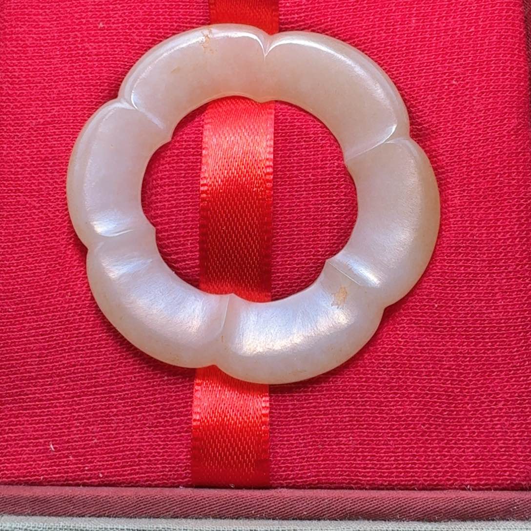 和田玉（糖玉）配饰未镶嵌秋*棠