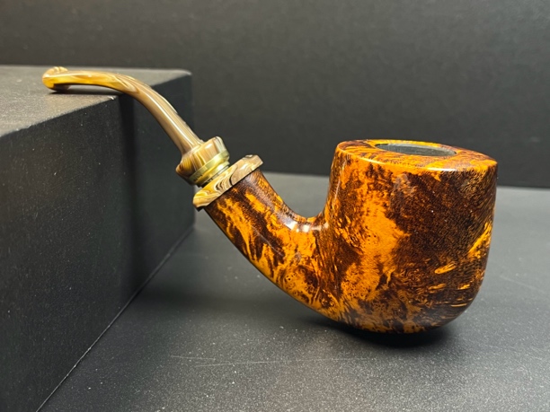 丹麦吉普森C3级石楠木手工烟斗（内径21.6斗深49.6长136.7）