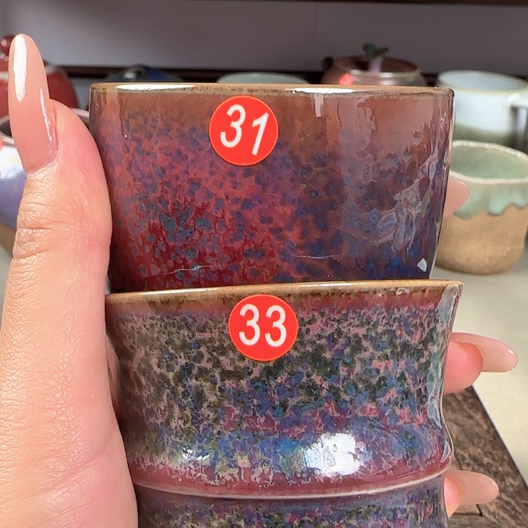 星**风小鸿钧瓷 泥泥钧瓷031.033