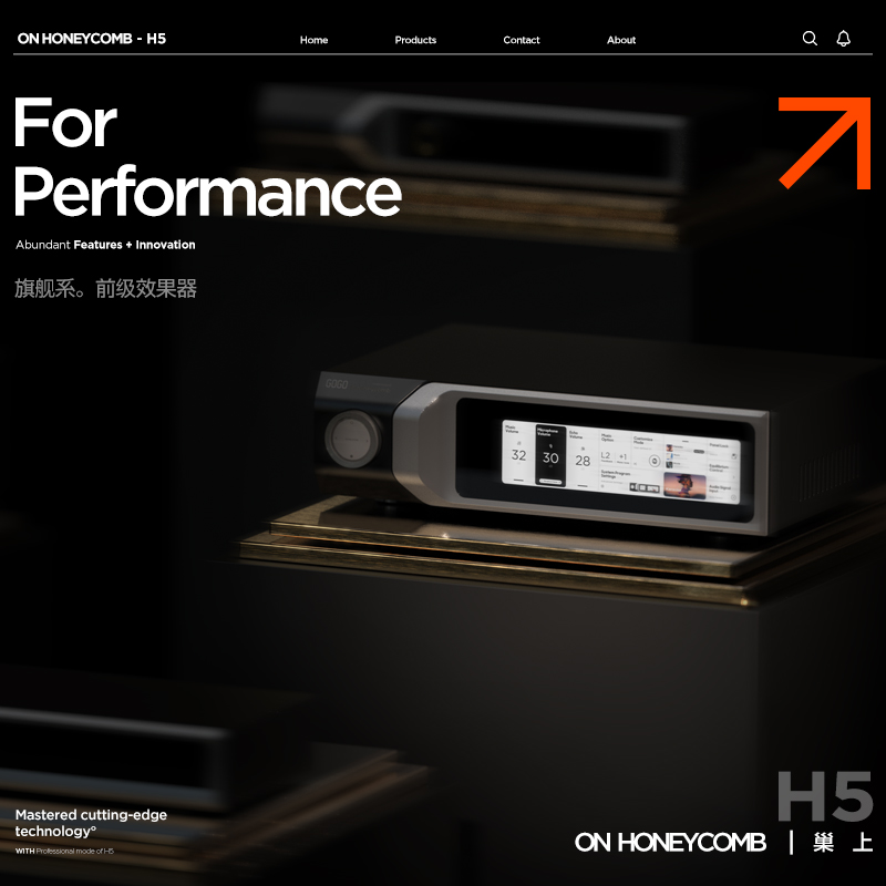 ON HONEYCOMB/巢上专业K歌前级效果器家用卡拉OK混响数字音频处理