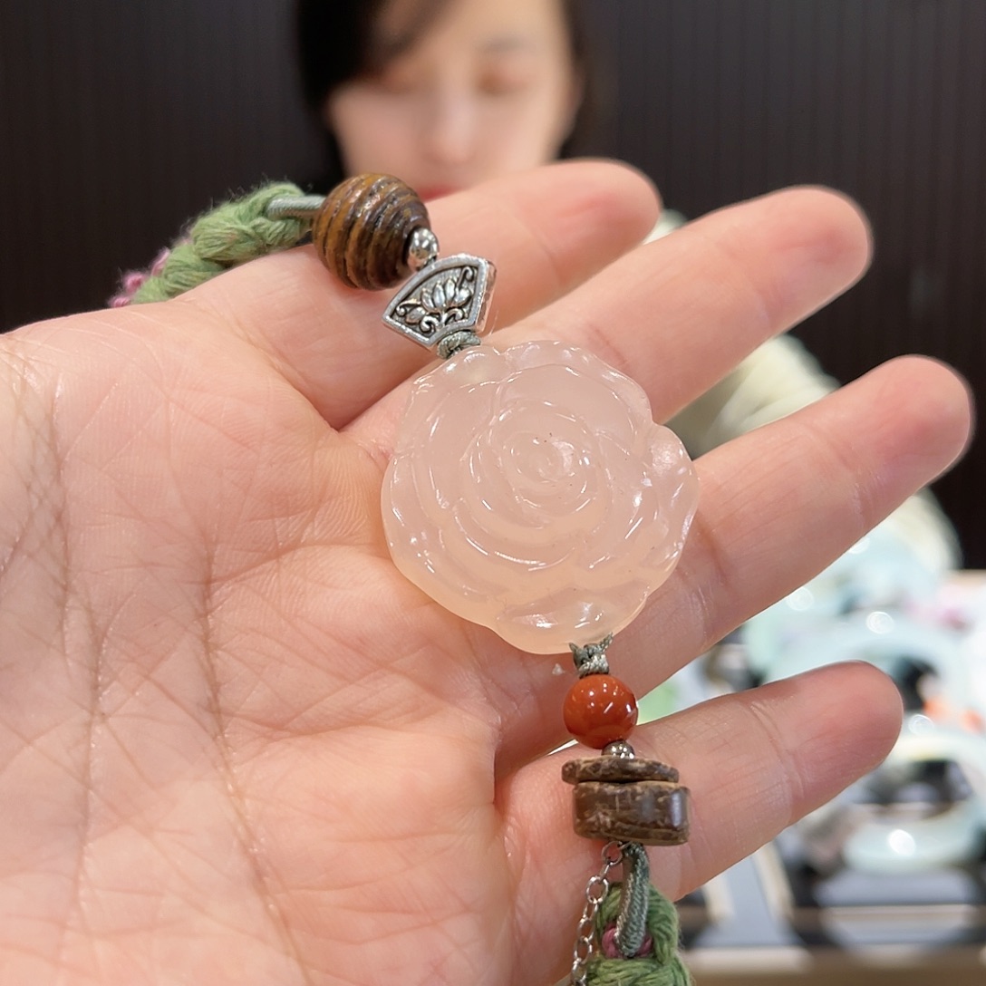 蛇纹石玉手链未镶嵌