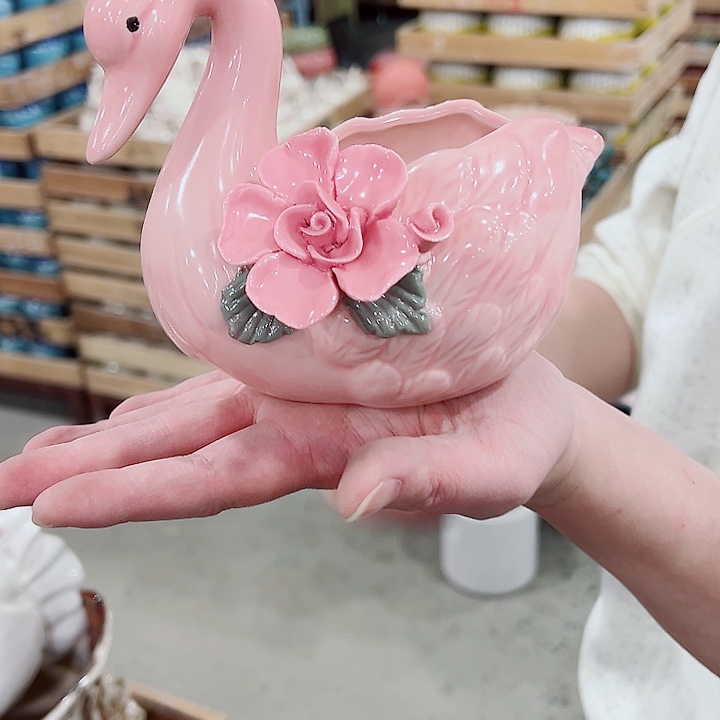 有孔，凑单福利满10元发货陶瓷多肉花盆！