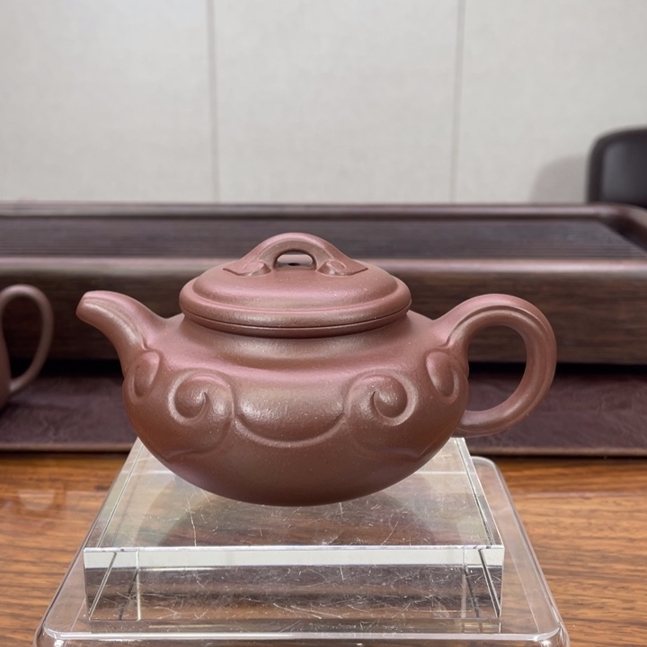 紫砂茶壶黄龙源仿古如意