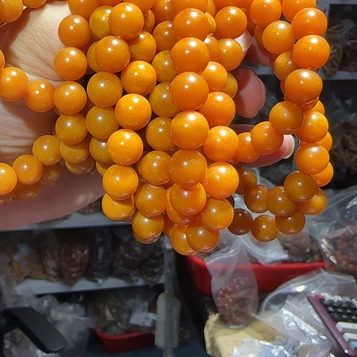10帝王黄手串多样性发其一