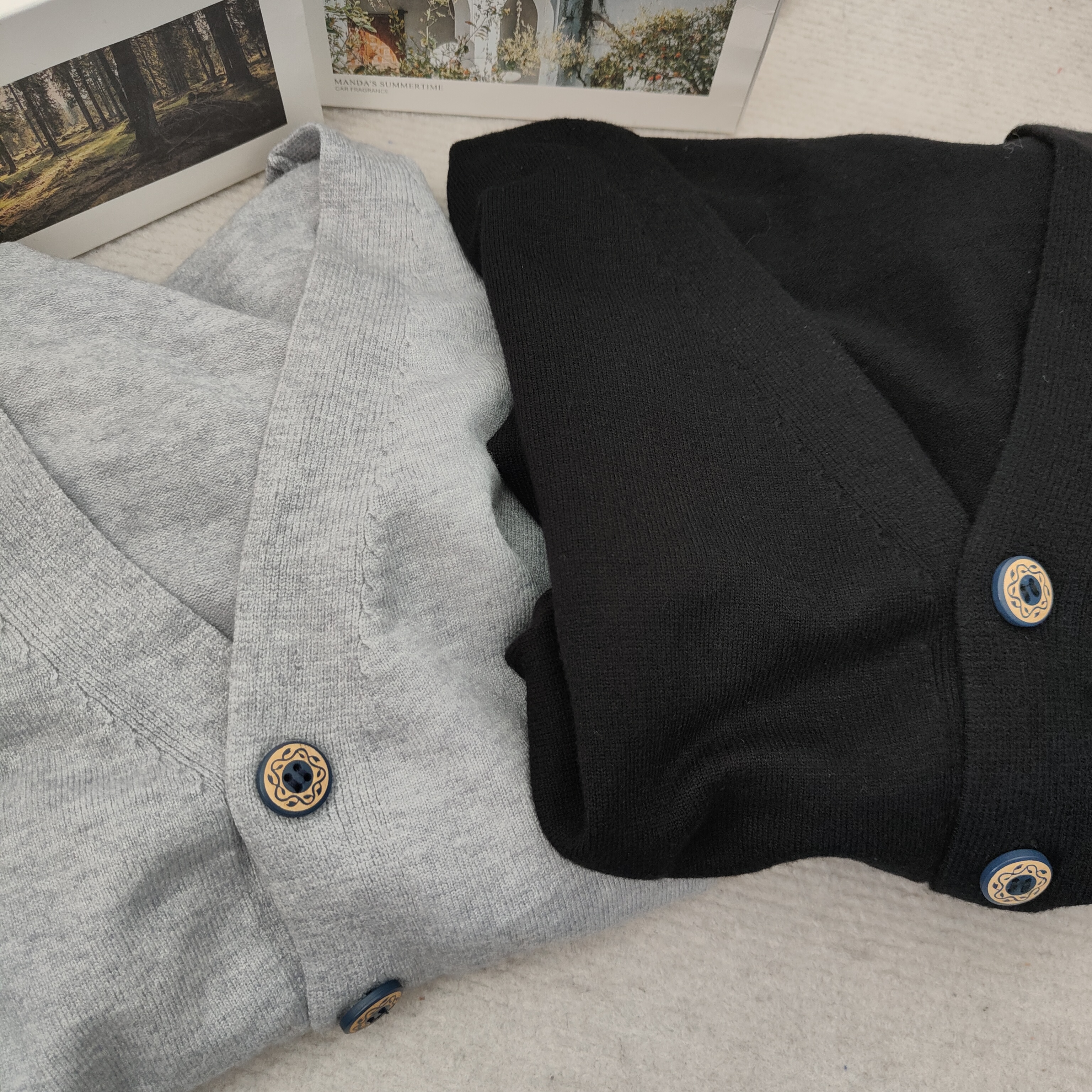 【福利】长袖毛针织衫针织衫百搭外套宽松型